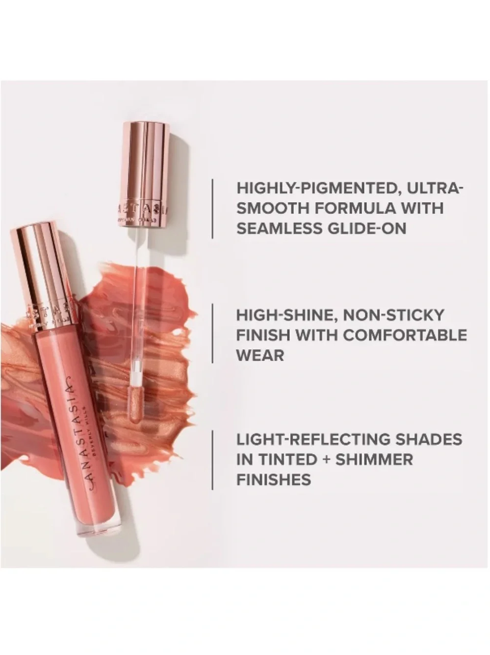 Anastasia Beverly Hills Lip Gloss — in Peachy Nude